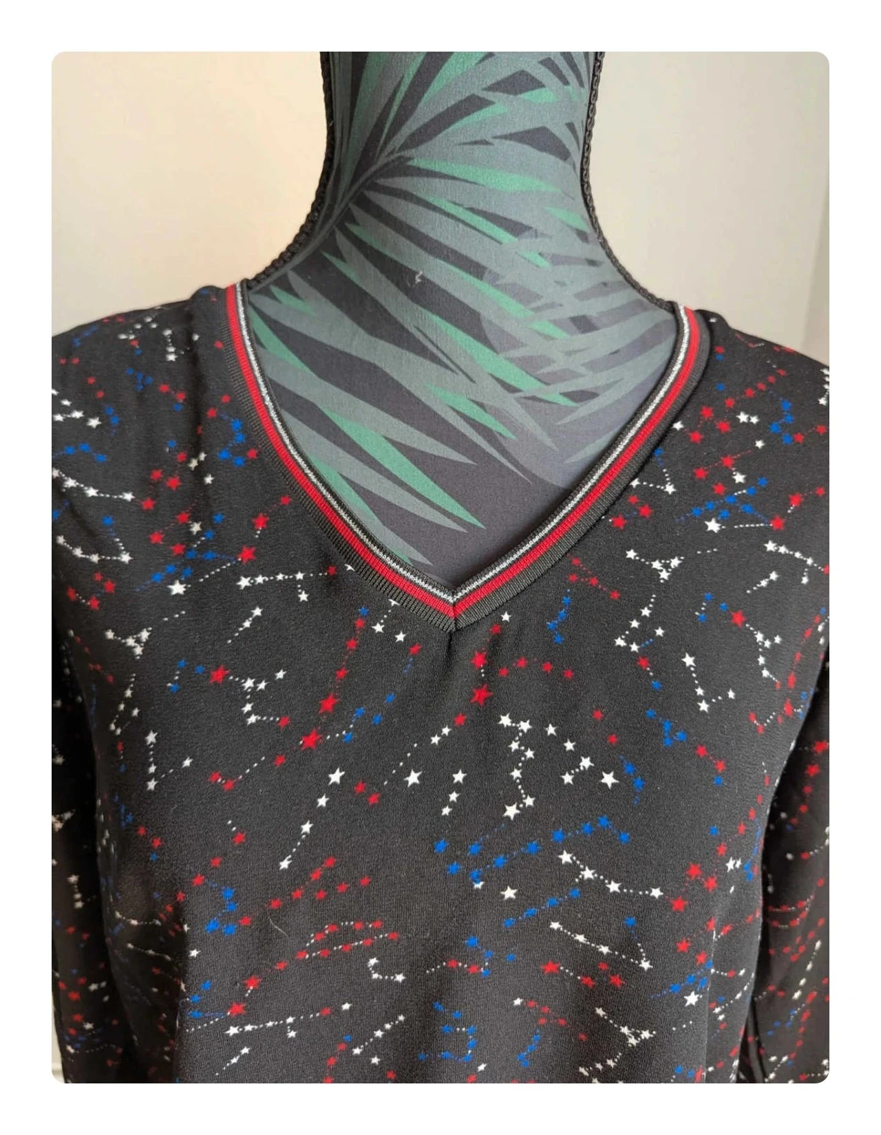 Top Kaporal rojo azul talla S – photo 4